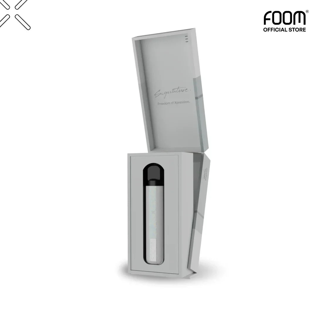 FOOM Liquid Vape Salt Nic Enak dan Pods Vape Terbaik | FOOMSIGNATUREWHITECRYSTAL-BoxOpened