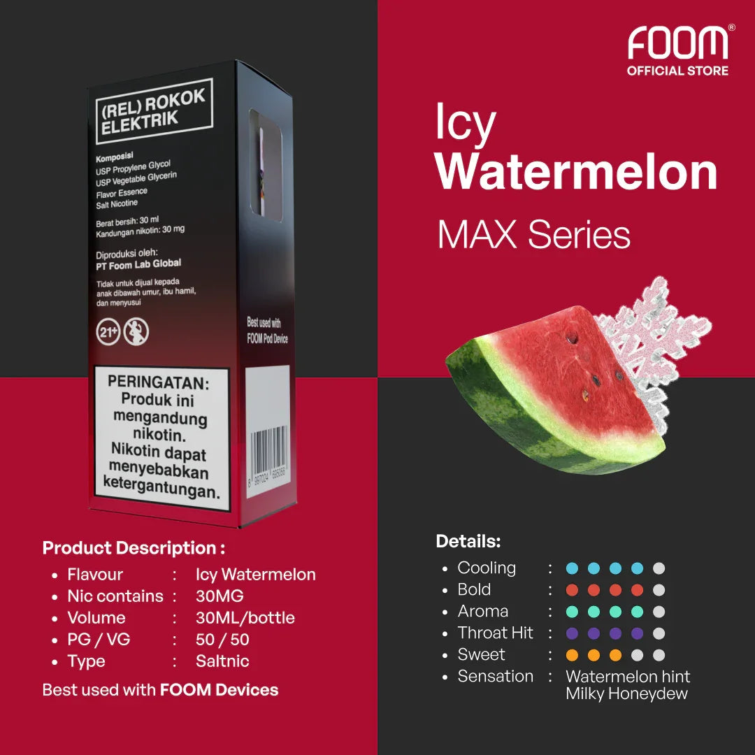 Icy Watermelon -  FOOM MAX Series