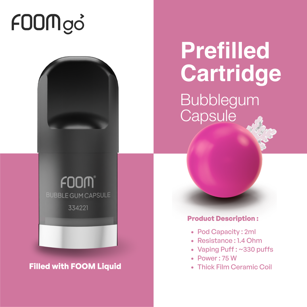 FOOM Liquid Vape Salt Nic Enak dan Pods Vape Terbaik | Mungbean_Capsule_Box_-_Details