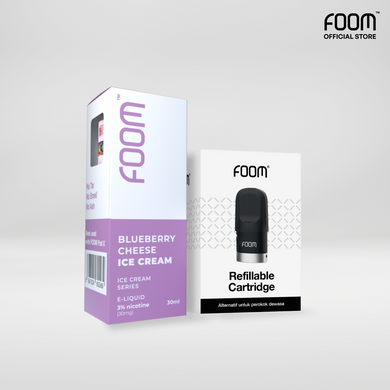 Paket Bulanan FOOM Cartridge + Liquid Ice Cream Series