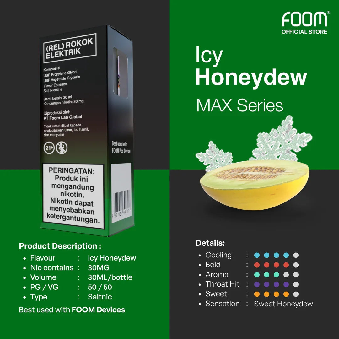 FOOM Liquid Vape Salt Nic Enak dan Pods Vape Terbaik | foom_max_-_icy_menthol_-_details-1