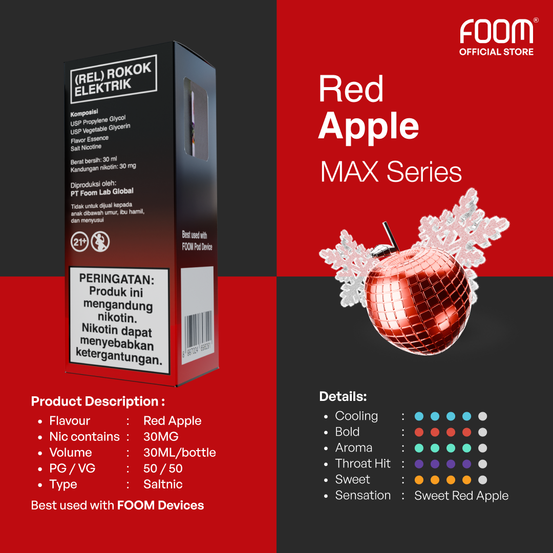 Red Apple - FOOM MAX Series