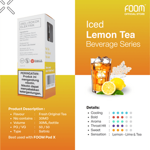 Paket Bulanan FOOM Cartridge + Liquid Tea Series - FOOM Lab Global