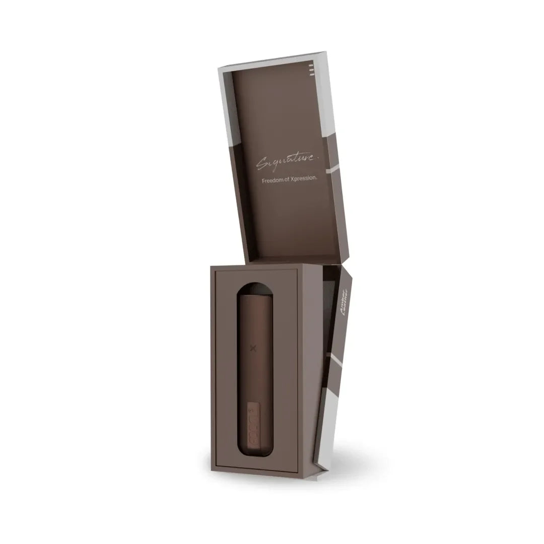 Pod X Signature Leather Edition - Amber by Boy William | Liquid Vape Salt Nic Enak dan Pods Vape Terbaik - FOOM