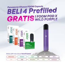 Load gambar ke Gallery Sample Pod X Wild Purple FOOM - Get It Free With 4 Prefilled [Not For Sale] - FOOM Lab Global