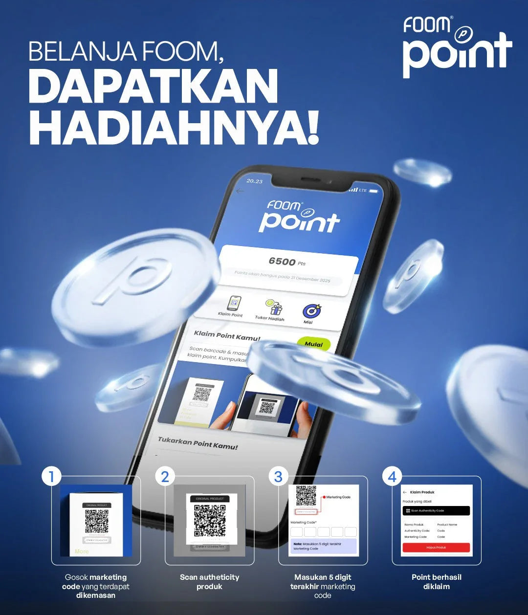 Cara Dapat FOOM Point dan Tukarkan Hadiah Eksklusif! | FOOM Lab Global