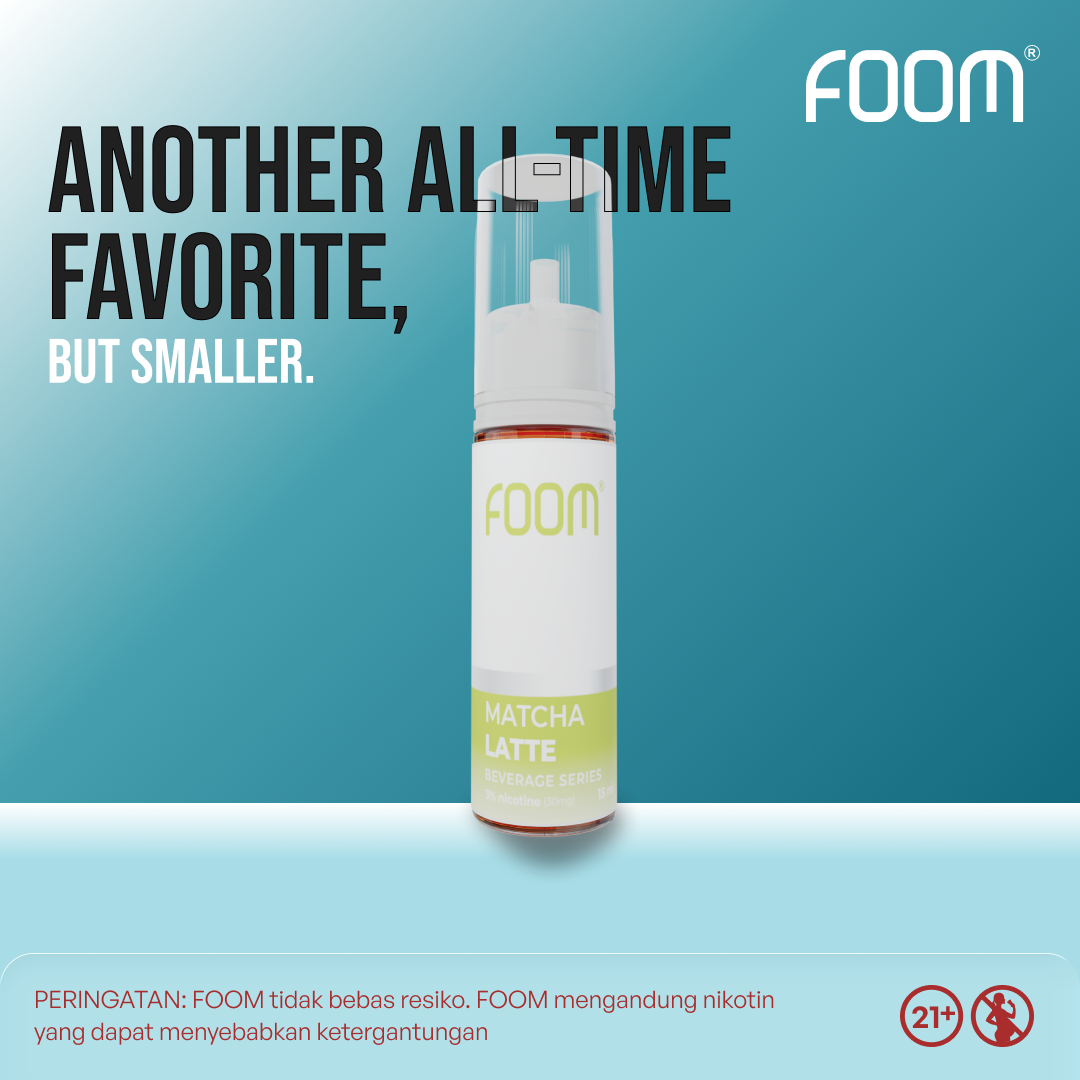 [NEW] FOOM Matcha Latte - 15 ml Series