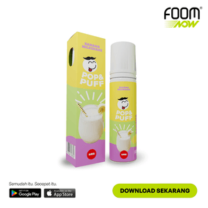 [3 MG] Liquid Freebase POP & PUFF 60 mL | Liquid Vape Terenak dan Pods Vape Terbaik | FOOM