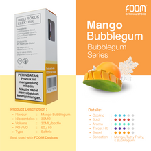 Load gambar ke Gallery Mango Bubblegum - Liquid Foom [Bubblegum Series]
