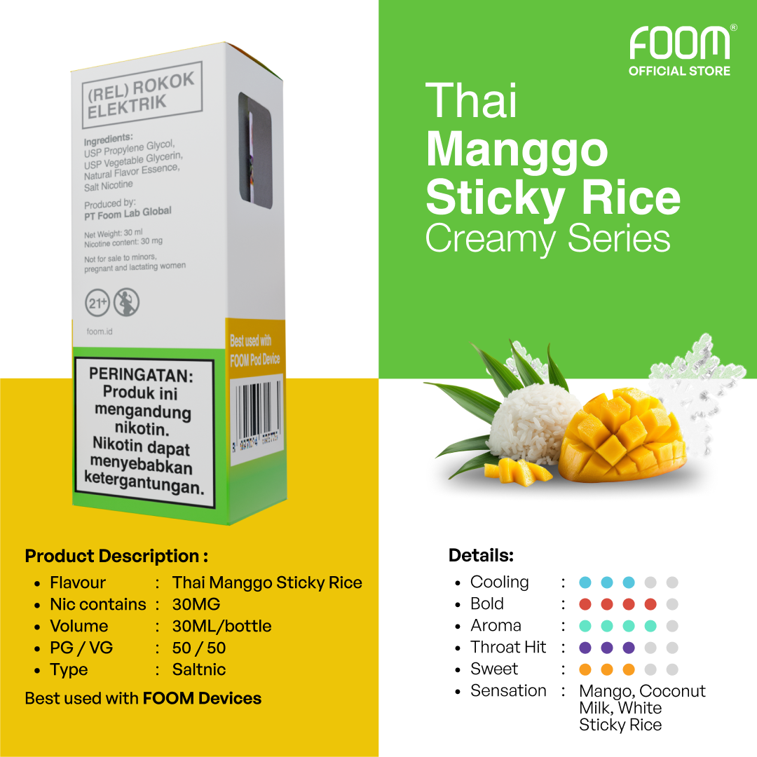 [PRE ORDER] FOOM Asian Series - Thai Mango Sticky Rice