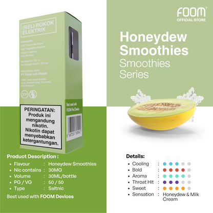 [PRE ORDER] Liquid Flooid by FOOM Honeydew Smoothies - Smoothies Series