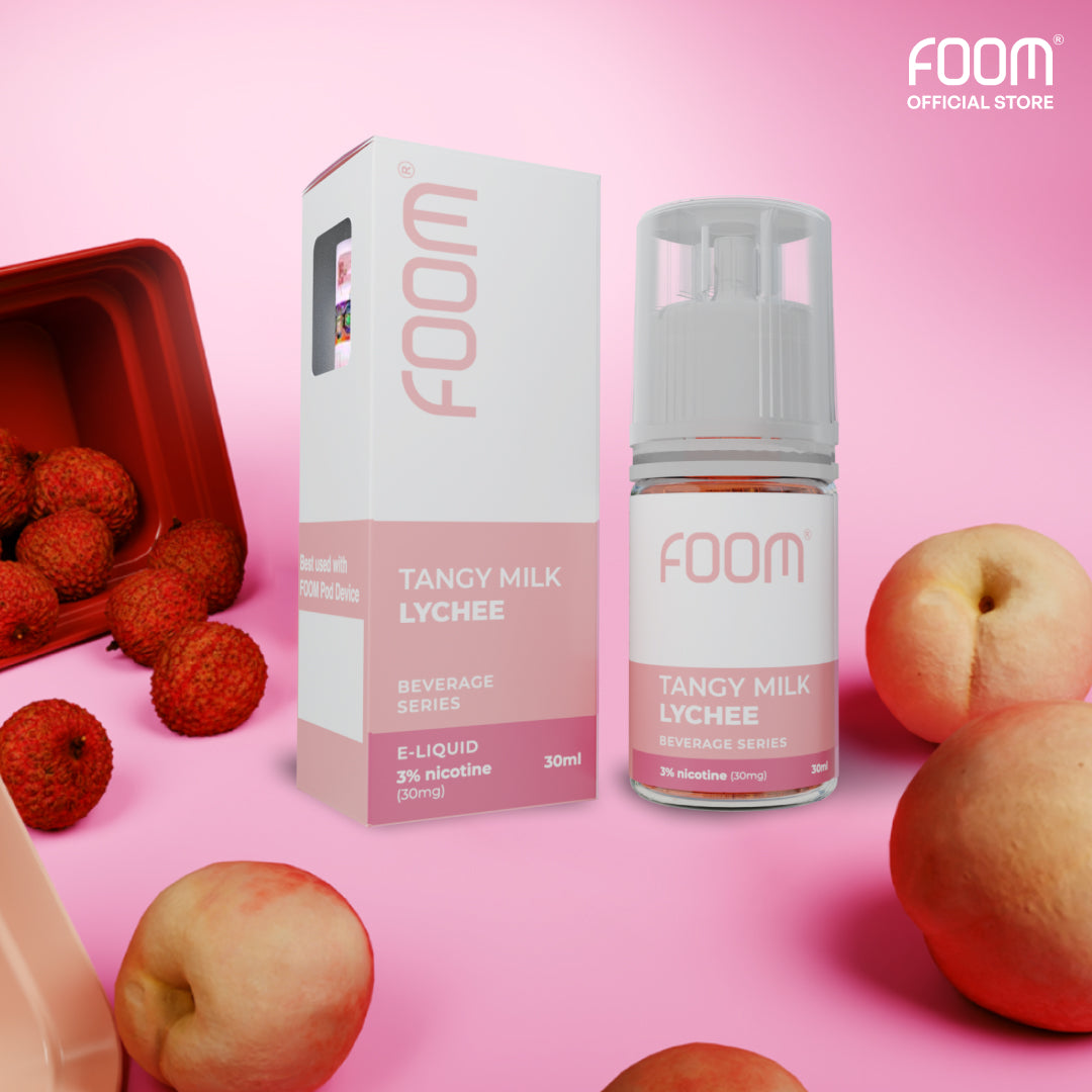 Liquid FOOM Tangy Milk Series - Tangy Milk Lychee 30 ml
