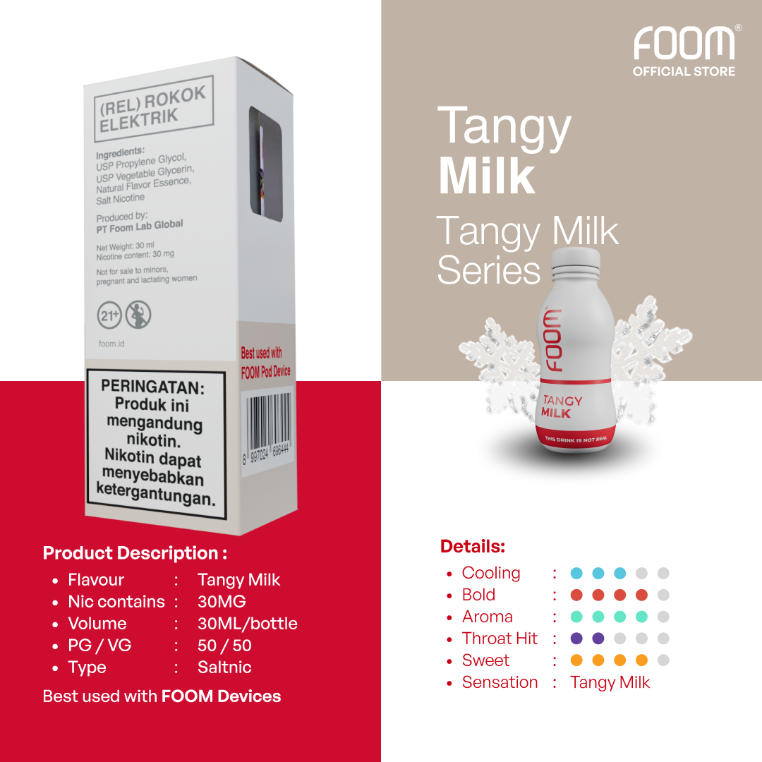 Liquid FOOM Tangy Milk Series - Tangy Milk 30 ml