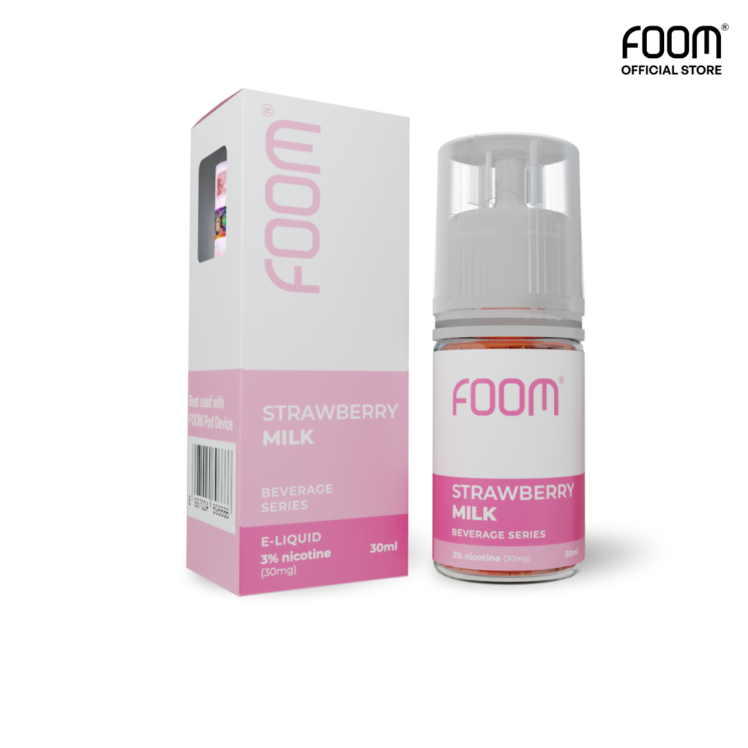 [NEW] Strawberry Milk - Liquid FOOM Beverage Series