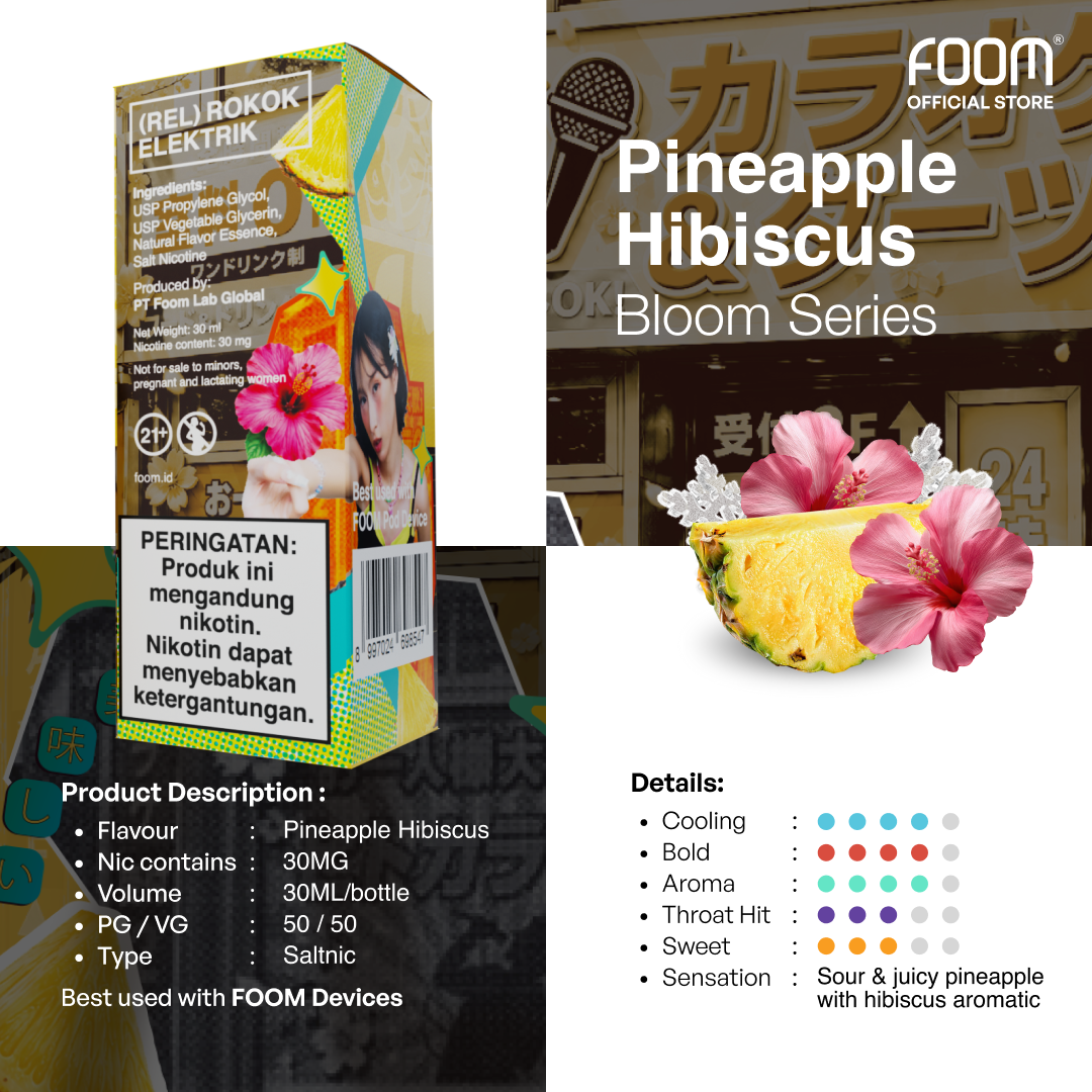 [PRE ORDER] Pineapple Hibiscus - Liquid FOOM Bloom Series X YB