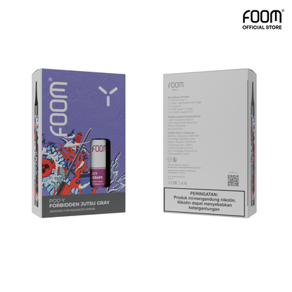 [NEW] Pod Y Forbidden Jutsu Granite Gray - Bundling Liquid Icy Grape 15 ml