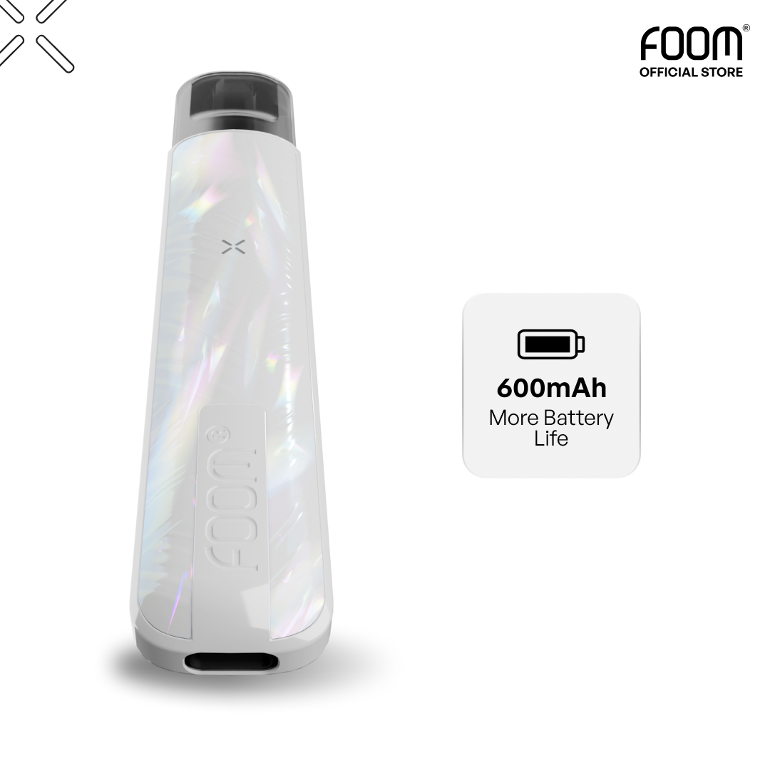 [NEW] FOOM POD X SIGNATURE - WHITE CRYSTAL
