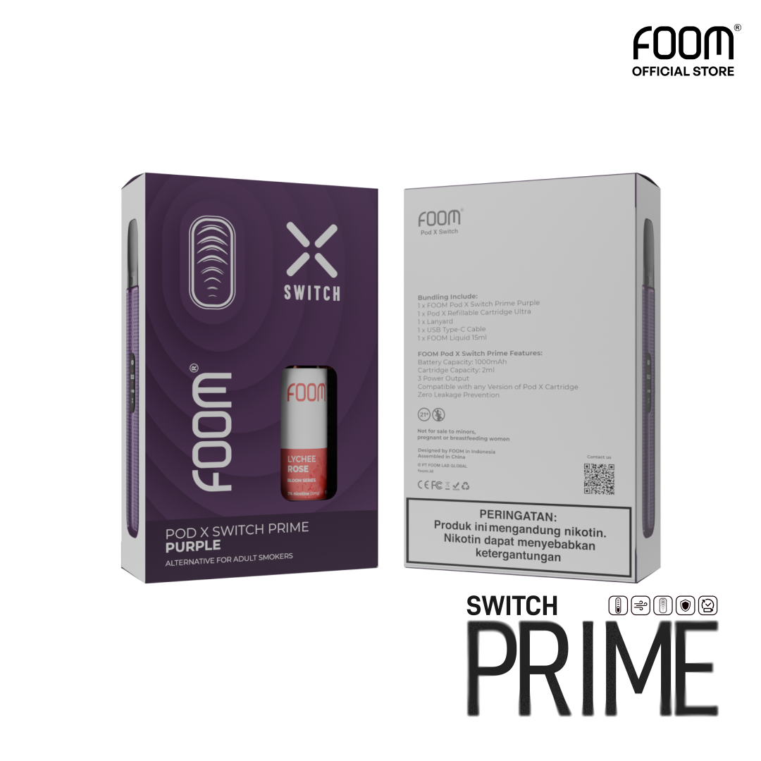 FOOM Liquid Vape Salt Nic Enak dan Pod Vape Terbaik | FOOMXSWITCHPRIME-ExpressivePurple-3_aa5163e3-2c0a-4c0c-8377-3332d9df9a13