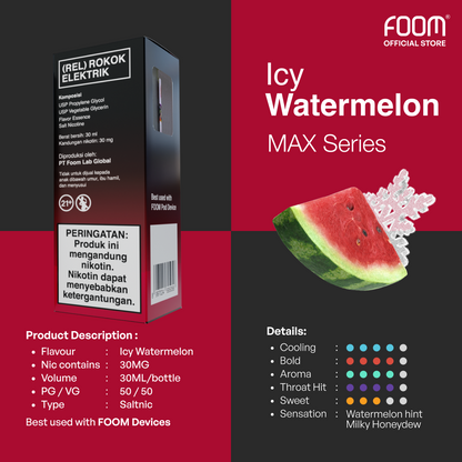 [NEW] Icy Watermelon -  FOOM MAX Series
