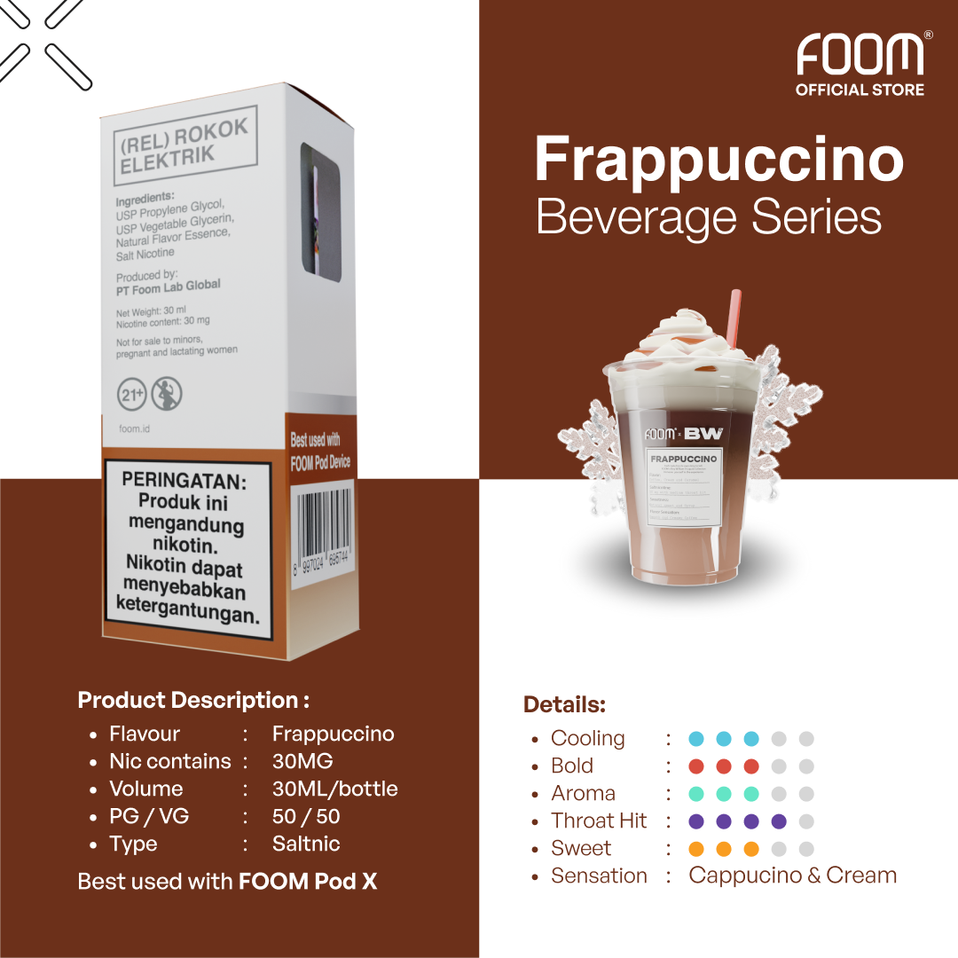Liquid FOOM - Frappuccino 30 ml