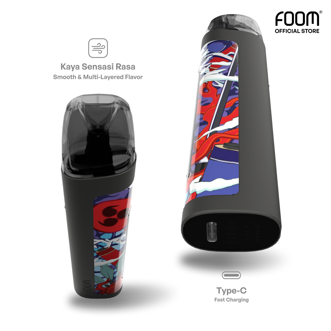 [NEW] Pod Y Forbidden Jutsu Granite Gray - Bundling Liquid Icy Grape 15 ml