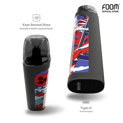 [NEW] Pod Y Forbidden Jutsu Granite Gray - Bundling Liquid Icy Grape 15 ml