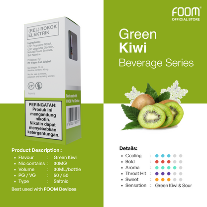 Green Kiwi - Liquid by FOOM