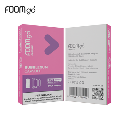 FOOM Liquid Vape Salt Nic Enak dan Pods Vape Terbaik | Prefilled_Cartridge_-_Front-1