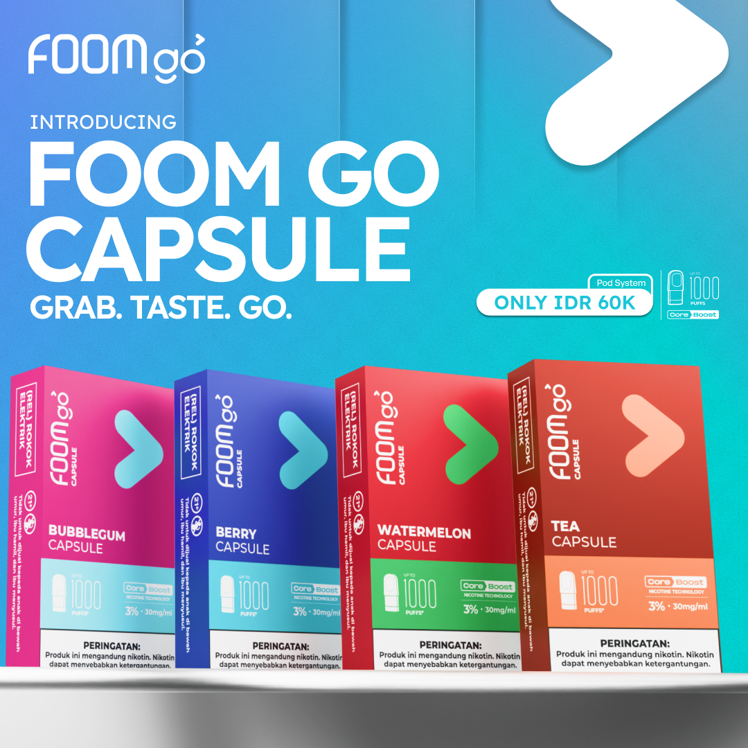FOOM Liquid Vape Salt Nic Enak dan Pods Vape Terbaik | Prefilled_Cartridge_-_NEW