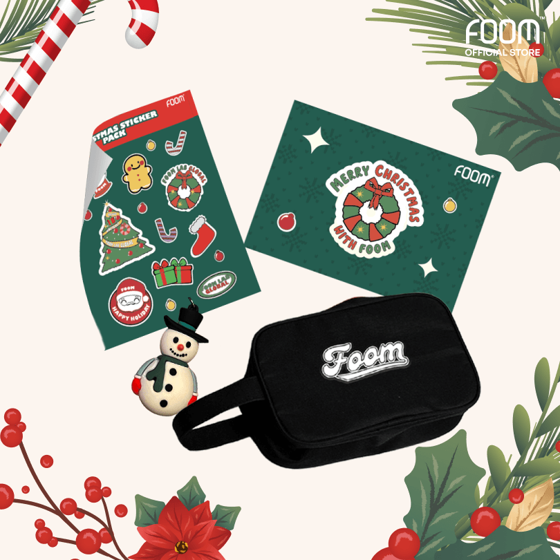 [ADD ON] FOOM Christmas Gift Hampers | Liquid Vape Salt Nic Enak dan Pods Vape Terbaik - FOOM
