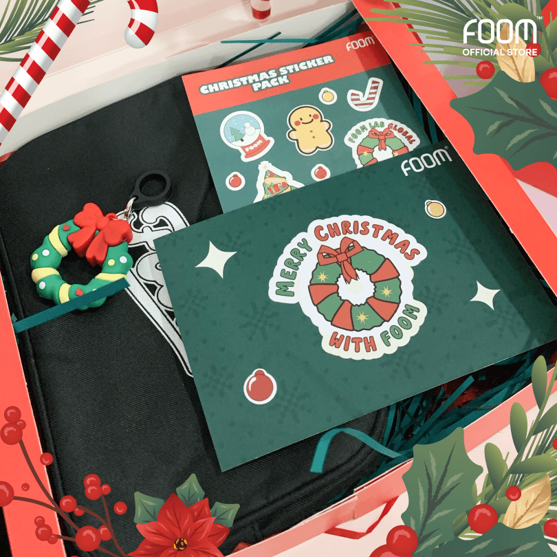 [ADD ON] FOOM Christmas Gift Hampers | Liquid Vape Salt Nic Enak dan Pods Vape Terbaik - FOOM
