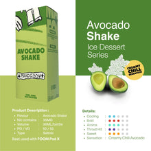 Load gambar ke Gallery Avocado Shake - MAADFOOM ICE DESSERT SERIES by FOOM X MAADTWINS | Liquid Vape Terenak dan Pods Vape Terbaik | FOOM