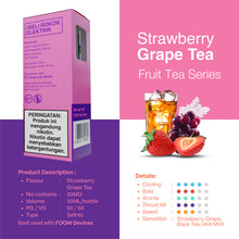 Load gambar ke Gallery STRAWBERRY GRAPE TEA [Fruit Tea Series Flooid]