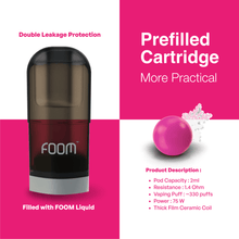 Load gambar ke Gallery BUBBLE GUM CAPSULE - [Prefilled Cartridge] | Liquid Vape Terenak dan Pods Vape Terbaik | FOOM