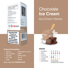 Load gambar ke Gallery CHOCOLATE ICE CREAM - [Ice Cream Series] | Liquid Vape Terenak dan Pods Vape Terbaik | FOOM