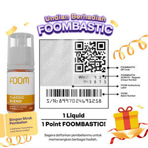 CLASSIC BLEND - [Cig Series] | Liquid Vape Terenak dan Pods Vape Terbaik | FOOM