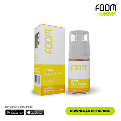 CORN ICE CREAM - [Ice Cream Series] | Liquid Vape Terenak dan Pods Vape Terbaik | FOOM