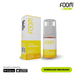 CORN ICE CREAM - [Ice Cream Series] | Liquid Vape Terenak dan Pods Vape Terbaik | FOOM