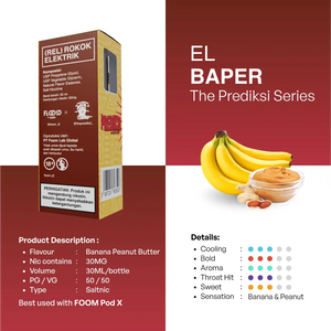 EL BAPER - FOOM X The Prediksi Liquid | Liquid Vape Terenak dan Pods Vape Terbaik | FOOM