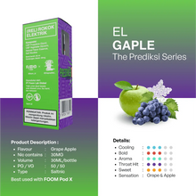 Load gambar ke Gallery EL GAPLE - FOOM X The Prediksi Liquid | Liquid Vape Terenak dan Pods Vape Terbaik | FOOM