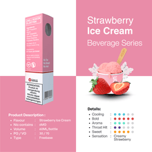 Load gambar ke Gallery FOOM BEVERAGE SERIES - Strawberry Ice Cream [Freebase] | Liquid Vape Terenak dan Pods Vape Terbaik | FOOM