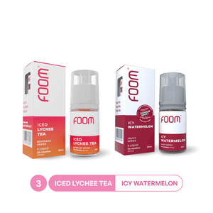 FOOM Couple Gift Liquid Package: Love Drop Duo | Liquid Vape Terenak dan Pods Vape Terbaik | FOOM