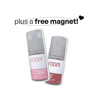 FOOM Couple Gift Liquid Package: Love Drop Duo | Liquid Vape Terenak dan Pods Vape Terbaik | FOOM