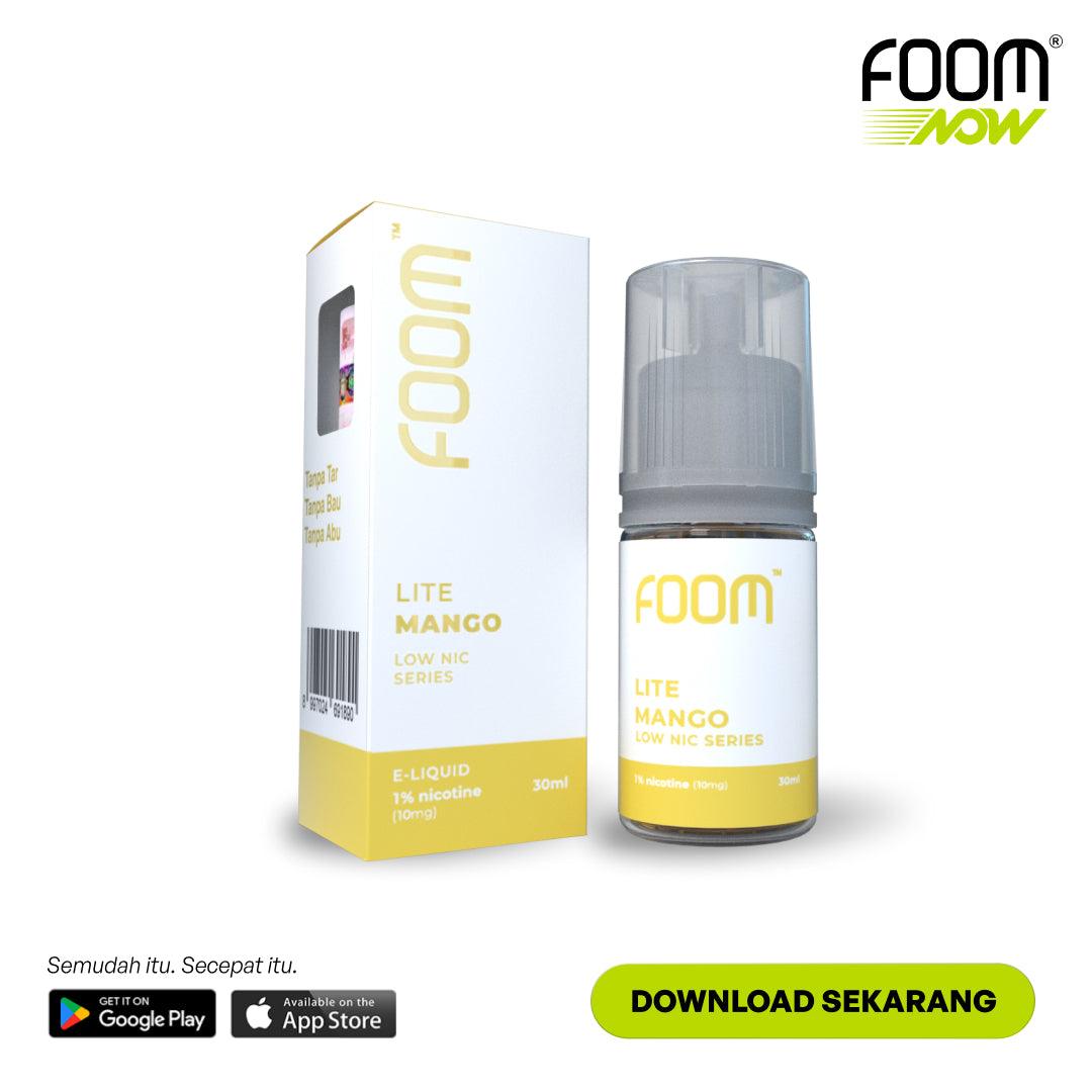 FOOM Lite Series | Liquid Vape Salt Nic Enak dan Pods Vape Terbaik - FOOM