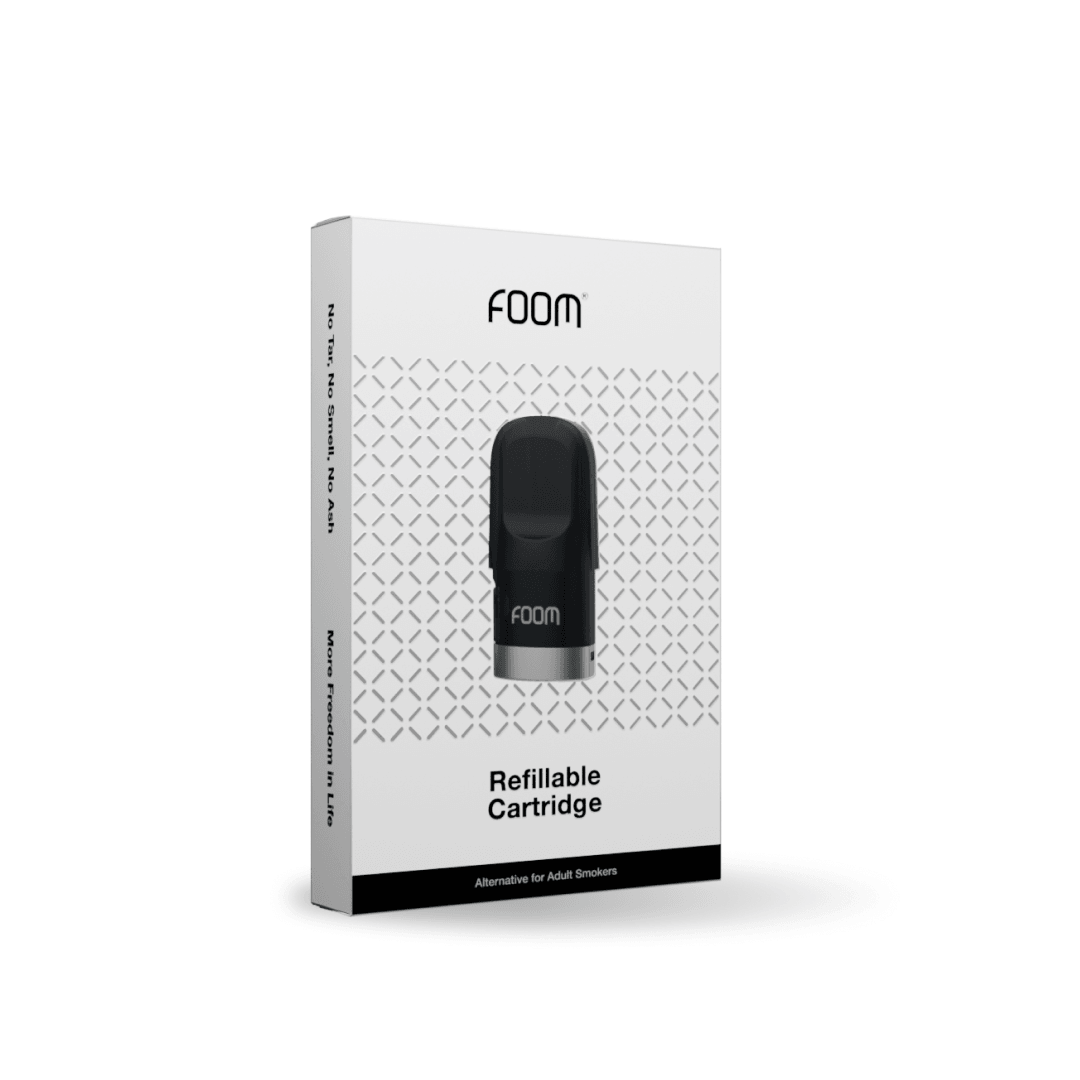 FOOM Refillable Cartridge X Pack (isi 3pcs) | Liquid Vape Salt Nic Enak dan Pods Vape Terbaik - FOOM