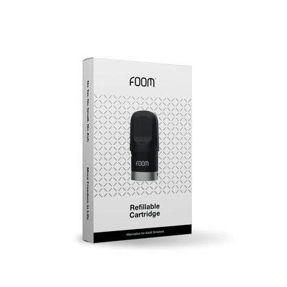 FOOM Refillable Cartridge X Pack (isi 3pcs) | Liquid Vape Salt Nic Enak dan Pods Vape Terbaik - FOOM