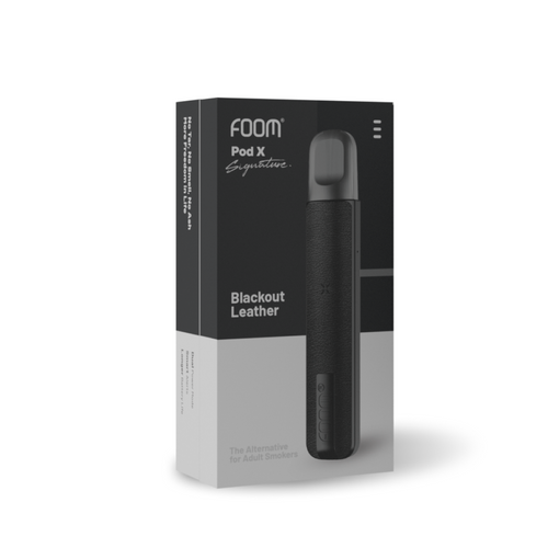 [NEW] Pod X Signature Leather Edition - Blackout by FOOM