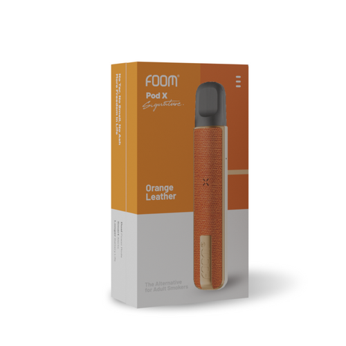 Foom  Pod X Signature Leather Edition - Orange by Erika Carlina