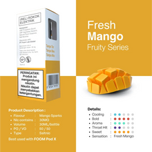 Load gambar ke Gallery FRESH MANGO - [Fruity Series V1] | Liquid Vape Terenak dan Pods Vape Terbaik | FOOM