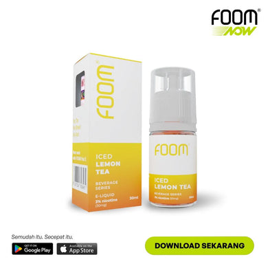 ICED LEMON TEA -[Tea Series] | Liquid Vape Terenak dan Pods Vape Terbaik | FOOM